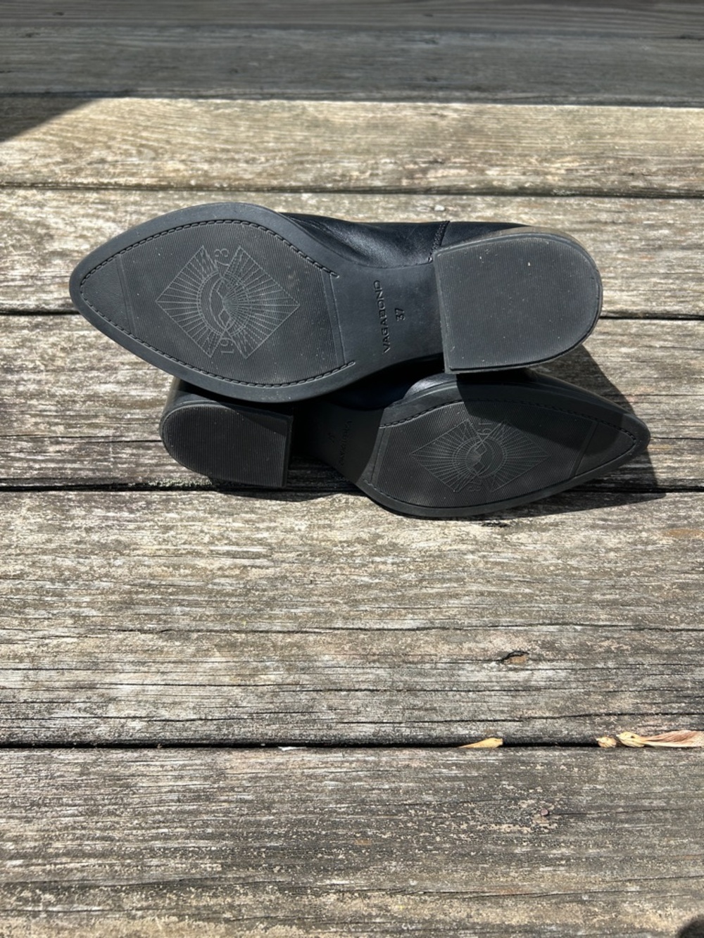 Vagabond Maria Pointed Toe Chelsea Ankle Boots Black 37/7 - Picture 12 of 13